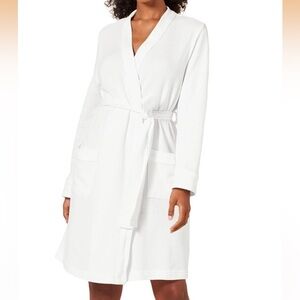 Amazon Essentials White Waffle Robe